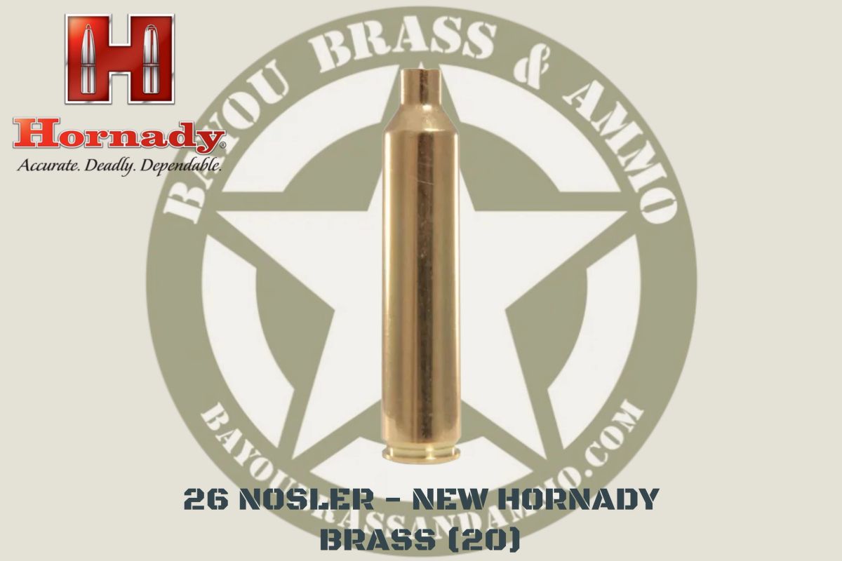 26 Nosler Brass